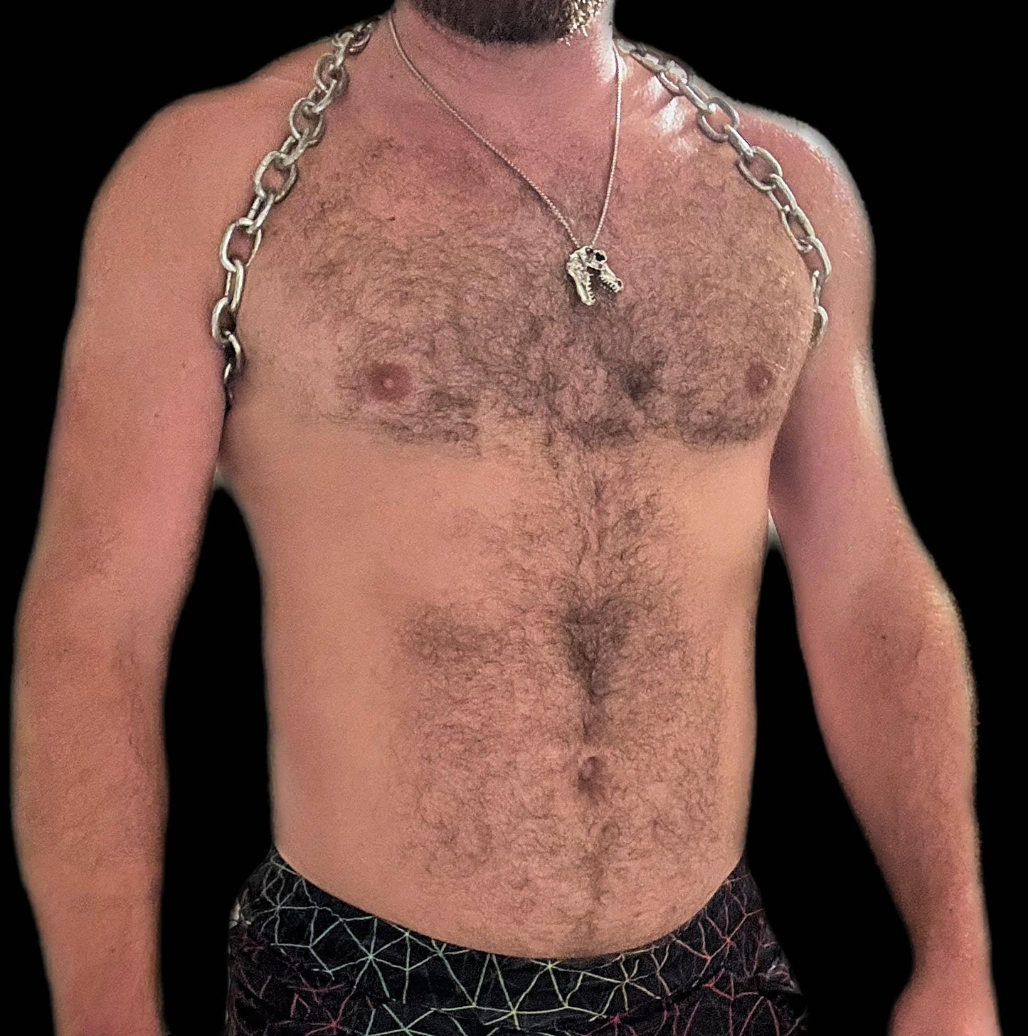 8th Sin - Figure 8 Chain Harness - Metal Chain