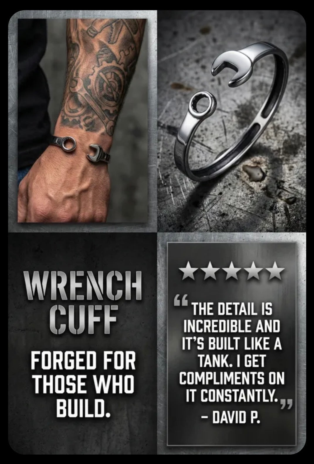 Adjustable Wrench Bracelet