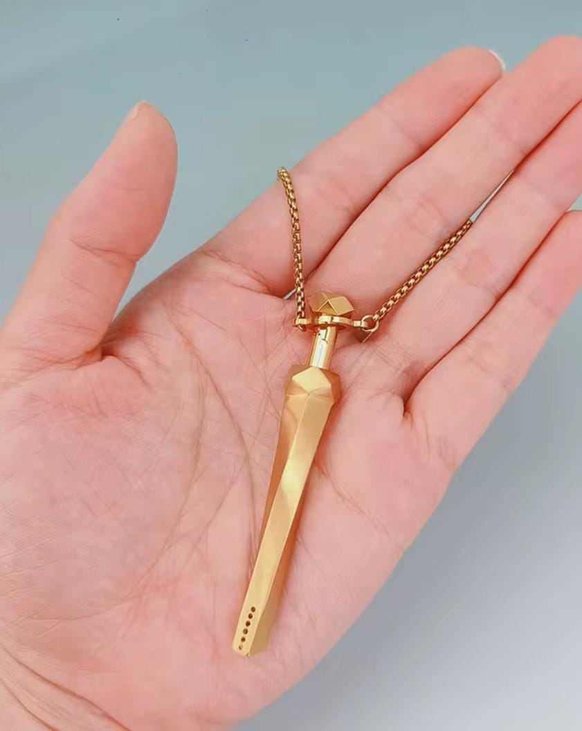 *LIMITED EDITION* TWIST Straw and Spoon Necklace with Pendant