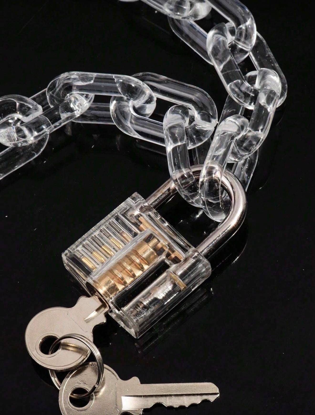 18.5 inch Crystal Bound Lock Necklace