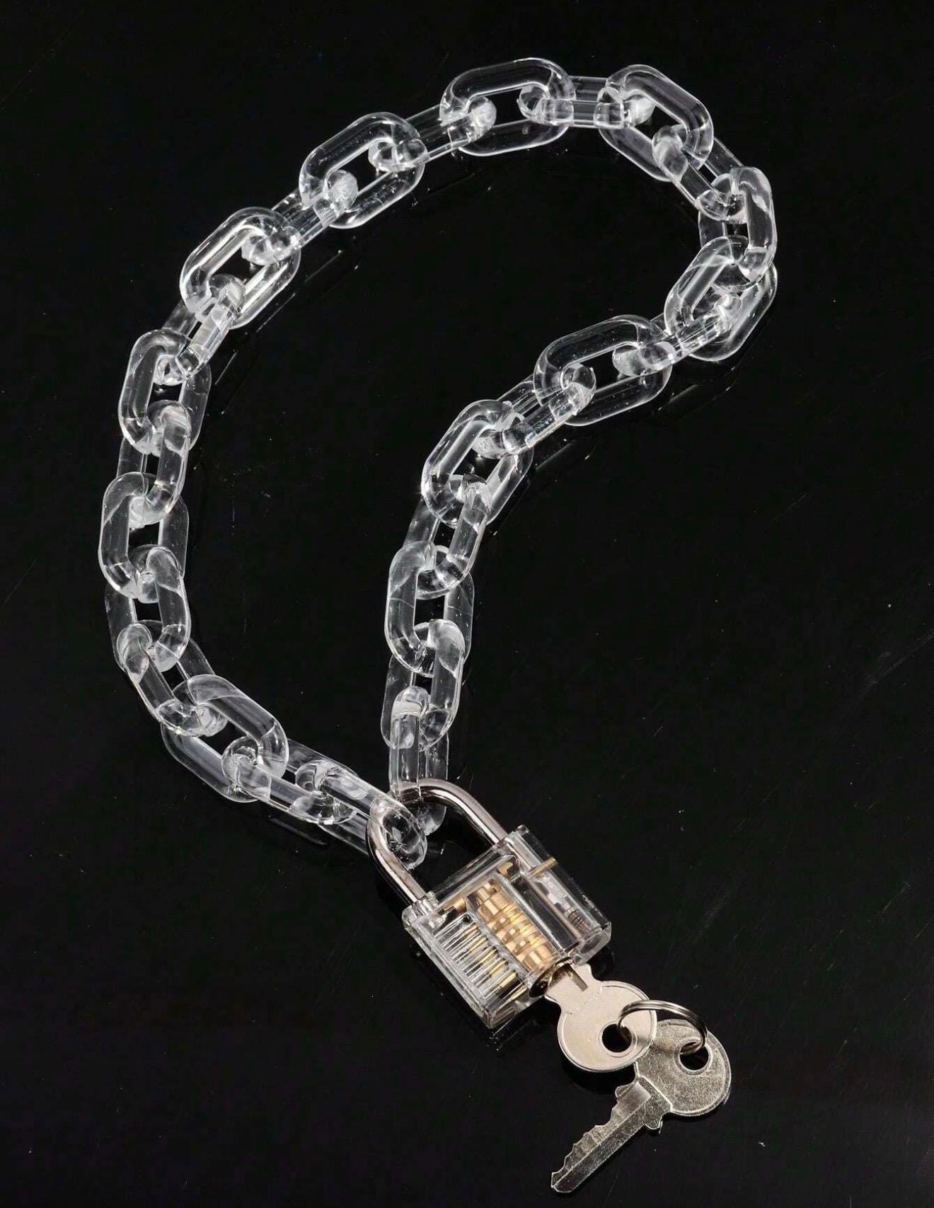 18.5 inch Crystal Bound Lock Necklace