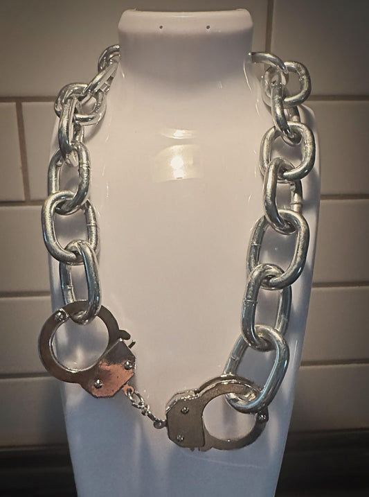 Handcuff Necklace  (SILVER)
